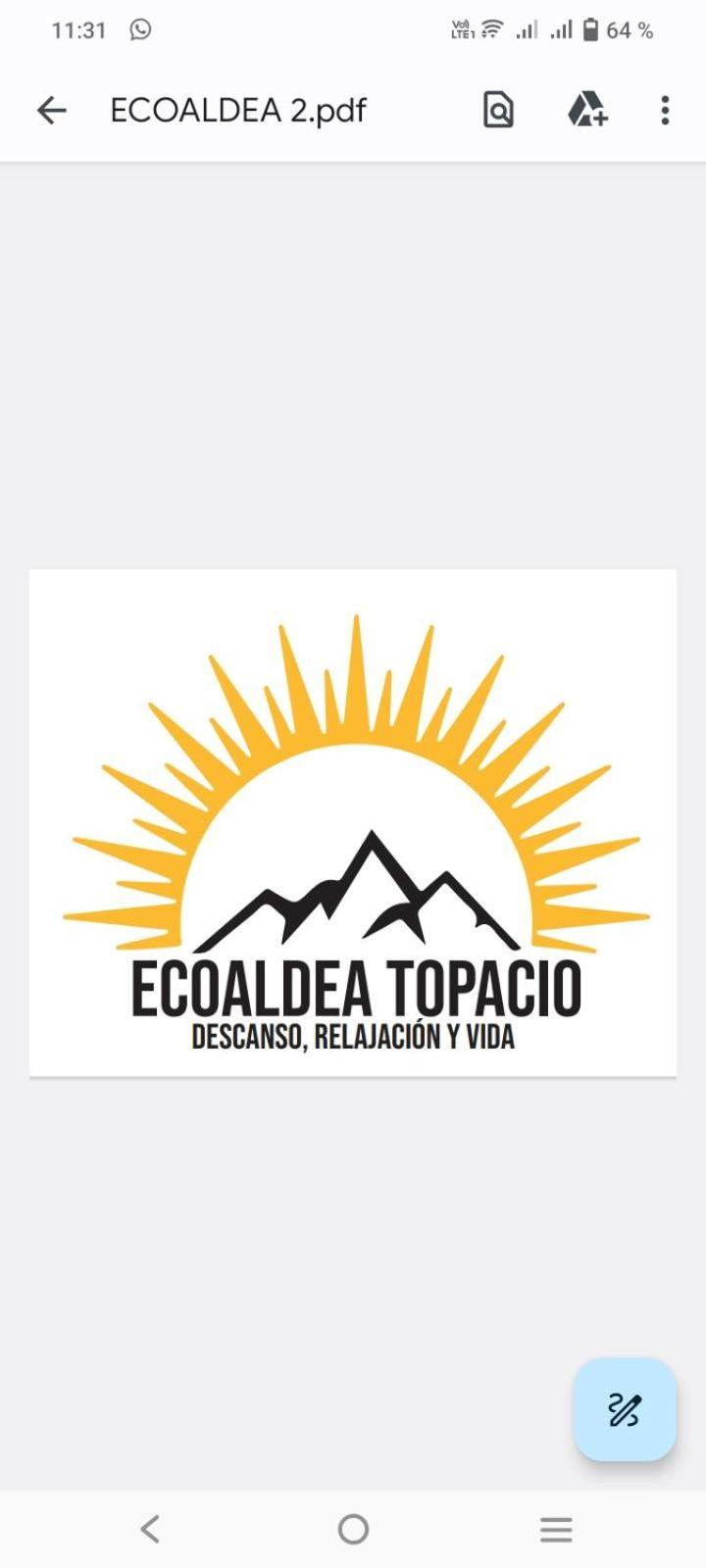 Eco Aldea Topacio Sasaima Zewnętrze zdjęcie